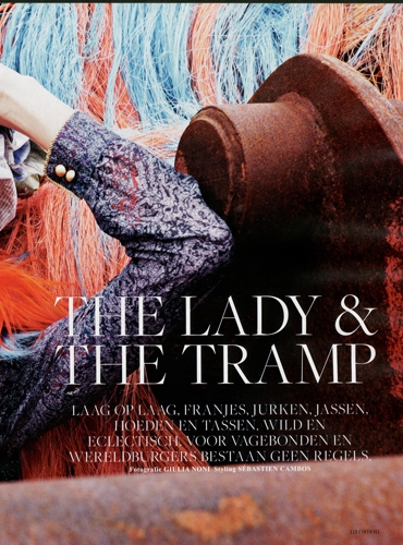 Bette Franke  L’Officiel Dutch September 2010 photographer Giulia Noni 